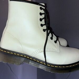 Dr. Martens 1460 Smooth Cream Lace-Up Boots
